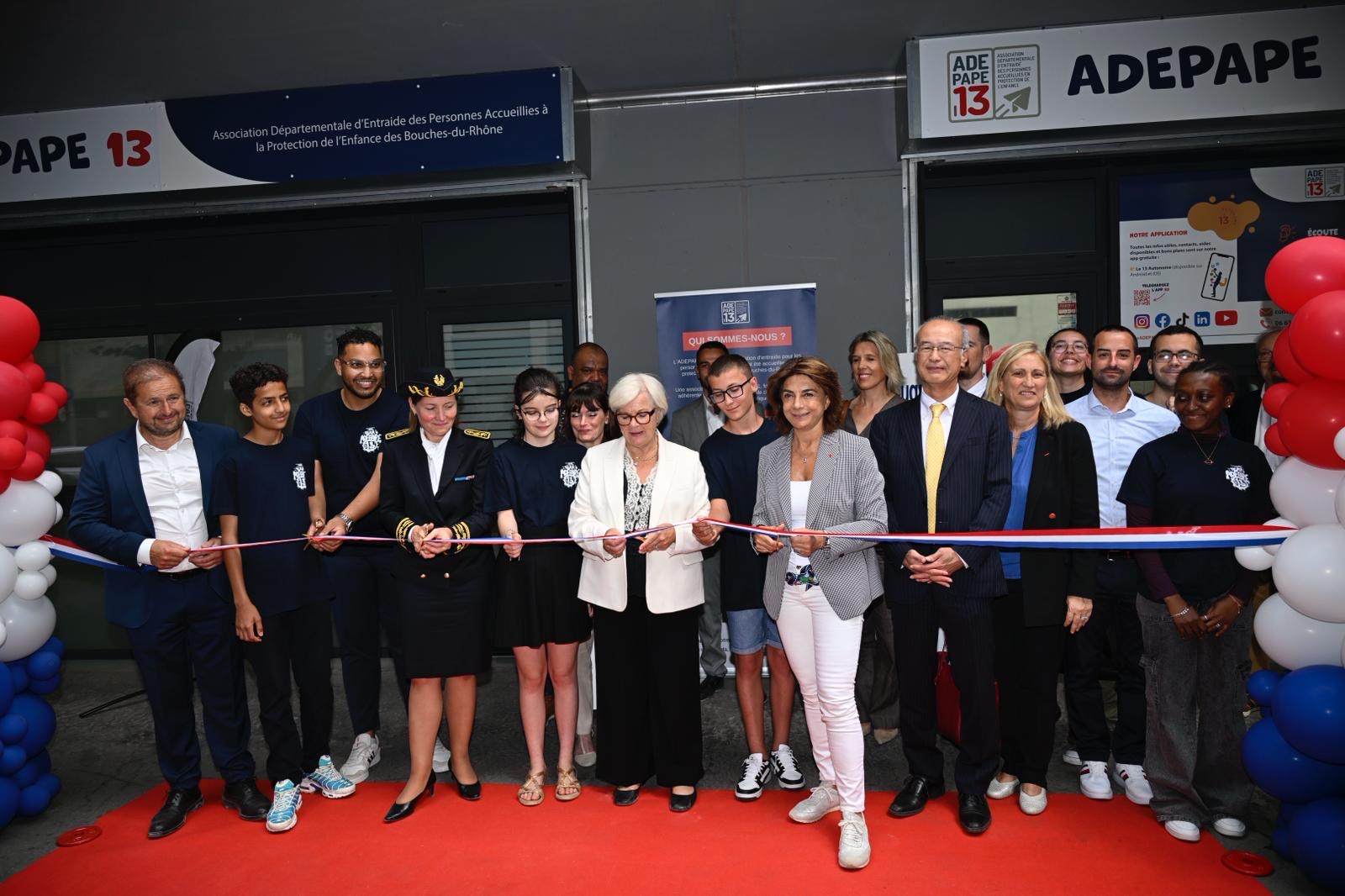 Inauguration des nouveaux locaux de l'ADEPAPE 13.